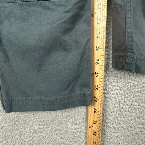 Eddie Bauer First Ascent Pants Hiking Mens 36X30 Gray Pocket Stretch Nylon Blend